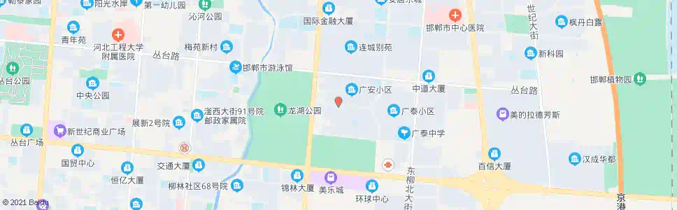邯郸广安小区广夏小区_公交站地图_邯郸公交_妙搜公交查询2025