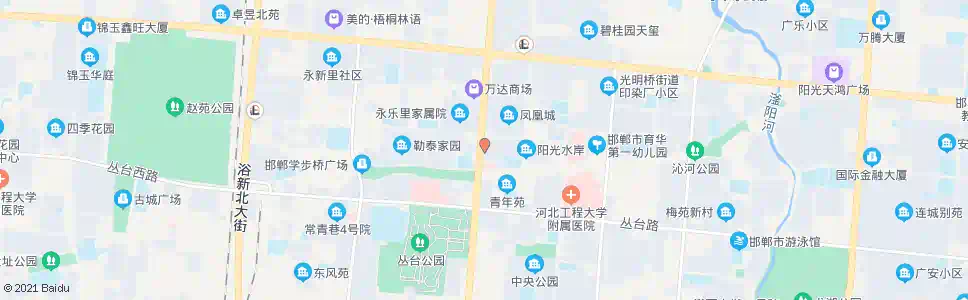 邯郸中华桥锐视光学_公交站地图_邯郸公交_妙搜公交查询2025