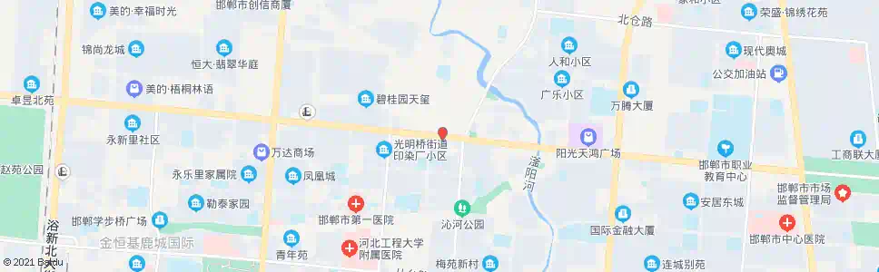 邯郸联纺路滏河街口_公交站地图_邯郸公交_妙搜公交查询2025