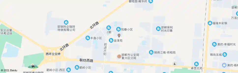 邯郸西苑街道办事处_公交站地图_邯郸公交_妙搜公交查询2025