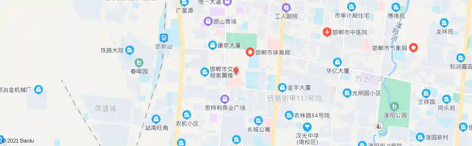 邯郸县医院_公交站地图_邯郸公交_妙搜公交查询2025
