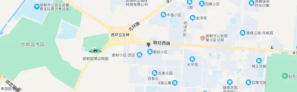 邯郸康业家居广场_公交站地图_邯郸公交_妙搜公交查询2025