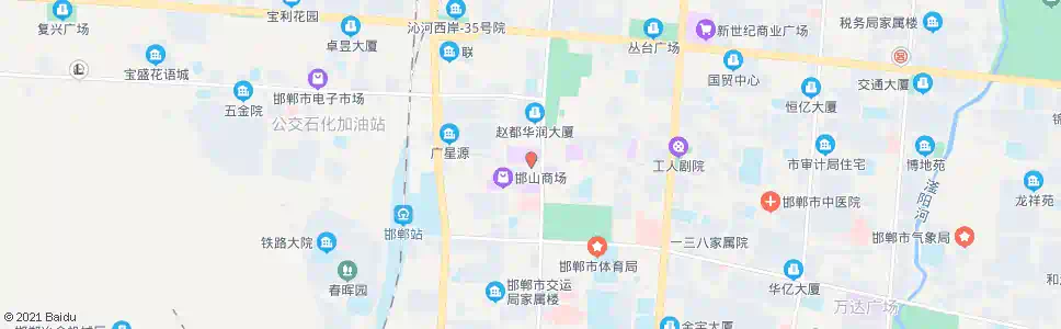邯郸和平路陵西街口_公交站地图_邯郸公交_妙搜公交查询2025