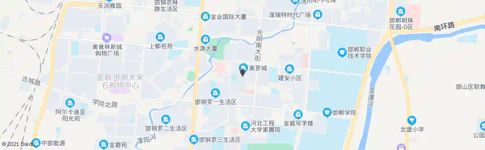 邯郸罗城头二号院_公交站地图_邯郸公交_妙搜公交查询2025