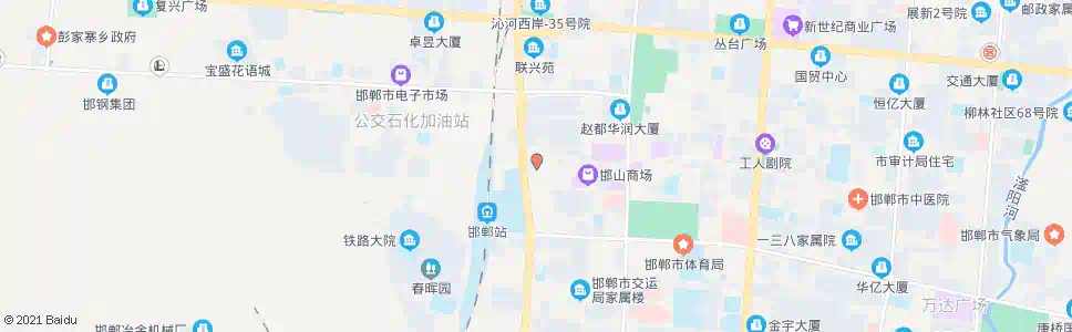 邯郸和平路浴新街口_公交站地图_邯郸公交_妙搜公交查询2025