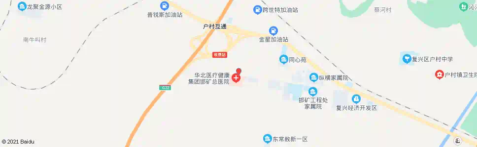 邯郸矿务局总医院_公交站地图_邯郸公交_妙搜公交查询2025