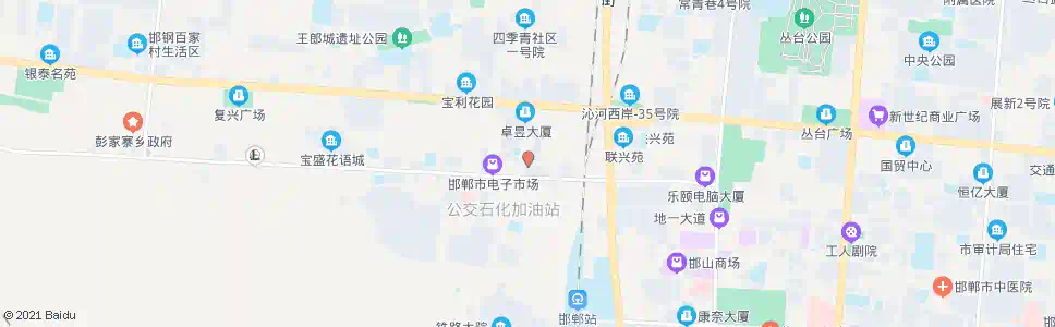 邯郸赵王宾馆西门_公交站地图_邯郸公交_妙搜公交查询2025