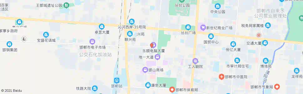 邯郸稽山新天地_公交站地图_邯郸公交_妙搜公交查询2025