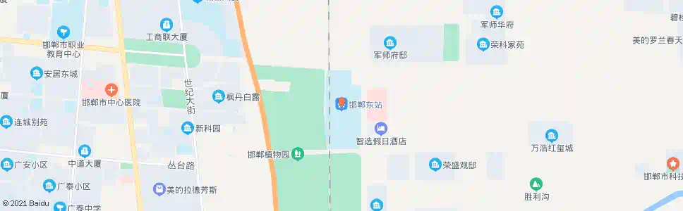 邯郸北陈庄村东_公交站地图_邯郸公交_妙搜公交查询2025