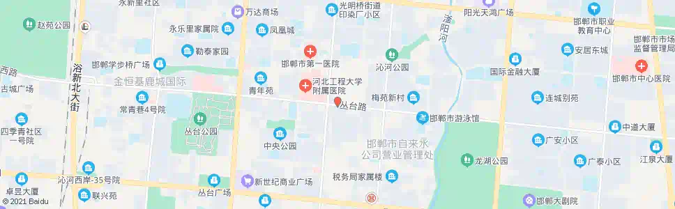 邯郸丛台路光明街口_公交站地图_邯郸公交_妙搜公交查询2025