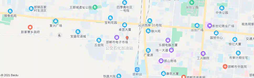 邯郸赵王宾馆_公交站地图_邯郸公交_妙搜公交查询2025