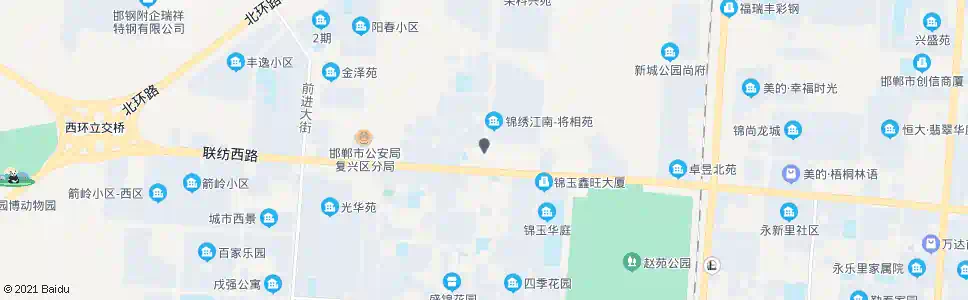 邯郸建设大街联纺路口_公交站地图_邯郸公交_妙搜公交查询2025