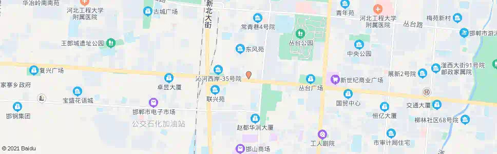 邯郸国泰君安证券(市一招)_公交站地图_邯郸公交_妙搜公交查询2025