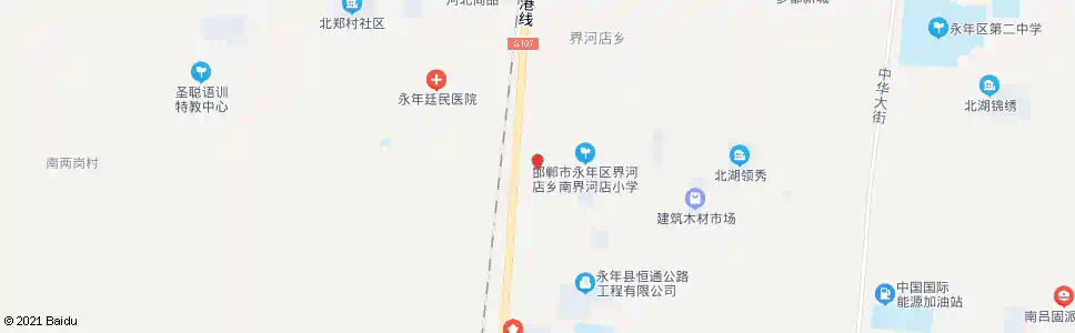 邯郸界河店社区_公交站地图_邯郸公交_妙搜公交查询2025