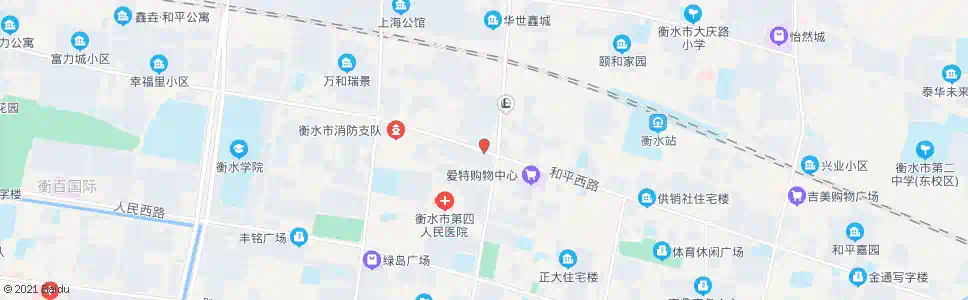 衡水中华大街口_公交站地图_衡水公交_妙搜公交查询2025