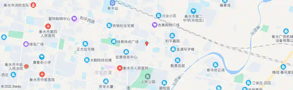 衡水榕花街和平路口_公交站地图_衡水公交_妙搜公交查询2025