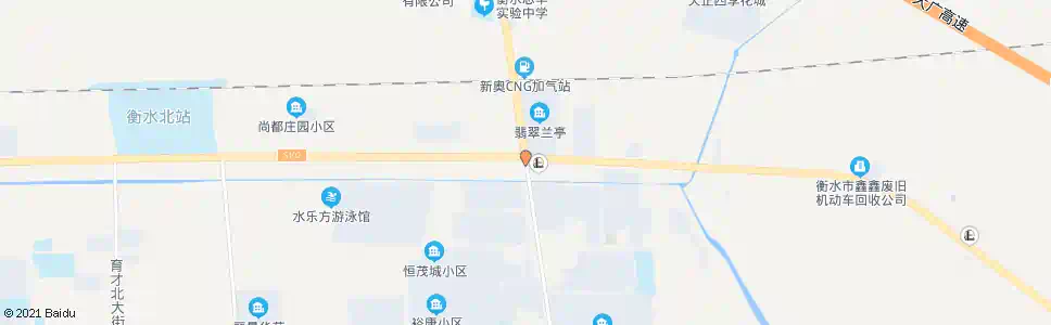 衡水榕花街北外环路口_公交站地图_衡水公交_妙搜公交查询2025