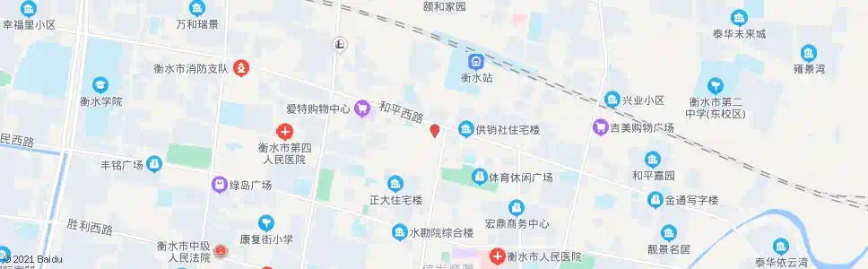 衡水和平路口_公交站地图_衡水公交_妙搜公交查询2025