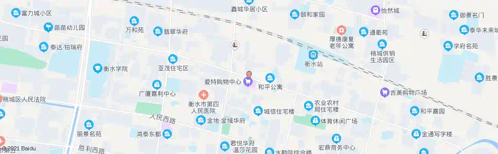 衡水爱特购物中心_公交站地图_衡水公交_妙搜公交查询2025
