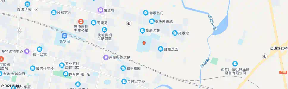衡水第二中学(大庆路)_公交站地图_衡水公交_妙搜公交查询2025