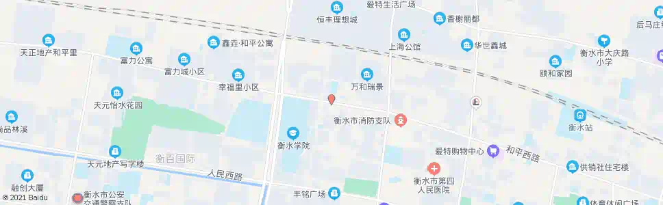 衡水和平路庆丰街口_公交站地图_衡水公交_妙搜公交查询2025