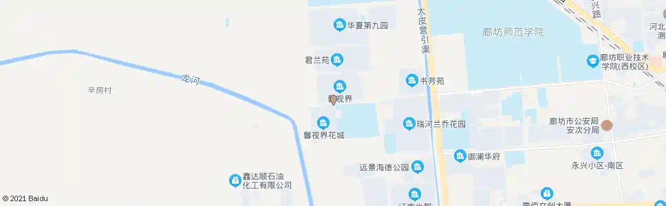 廊坊馨视界小区_公交站地图_廊坊公交_妙搜公交查询2025