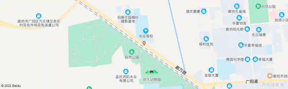 廊坊长征驾校_公交站地图_廊坊公交_妙搜公交查询2025