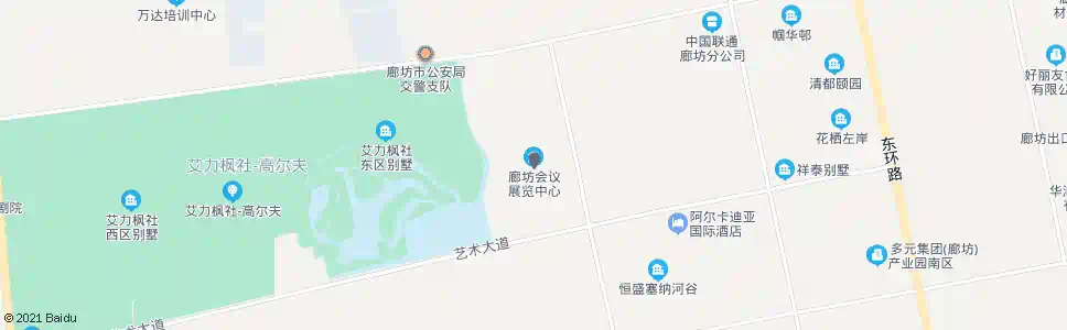 廊坊会展中心北_公交站地图_廊坊公交_妙搜公交查询2025