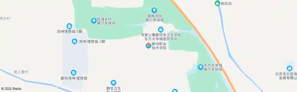 廊坊廊坊东方职业技术学院_公交站地图_廊坊公交_妙搜公交查询2025