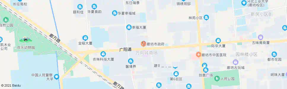 廊坊市政府_公交站地图_廊坊公交_妙搜公交查询2025