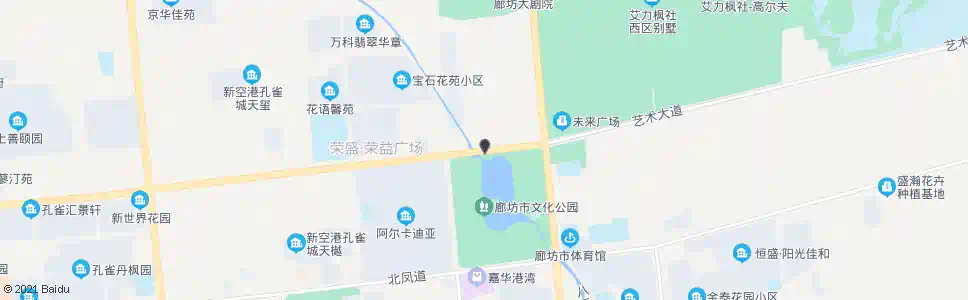 廊坊艺术中心北口_公交站地图_廊坊公交_妙搜公交查询2025
