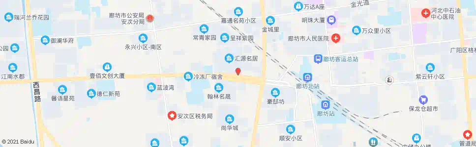 廊坊安次区医院_公交站地图_廊坊公交_妙搜公交查询2025