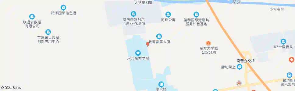 廊坊大学城管委会_公交站地图_廊坊公交_妙搜公交查询2025