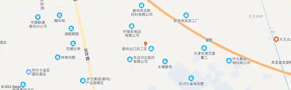 廊坊廊坊出口加工区_公交站地图_廊坊公交_妙搜公交查询2025
