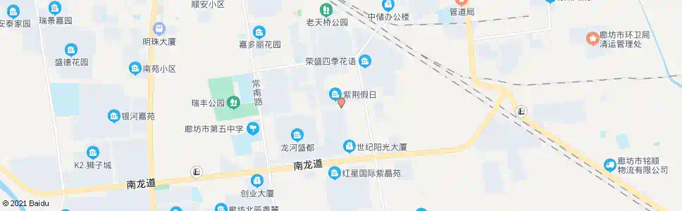 廊坊瑞丰道东口_公交站地图_廊坊公交_妙搜公交查询2025