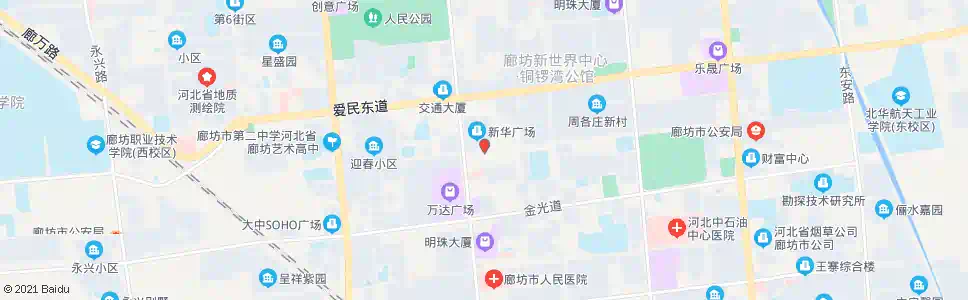 廊坊新华广场南门_公交站地图_廊坊公交_妙搜公交查询2025