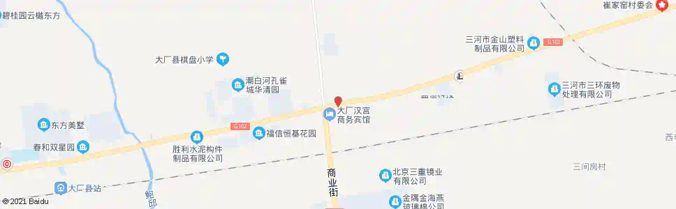 廊坊煤矿路口北(小定府西)_公交站地图_廊坊公交_妙搜公交查询2025