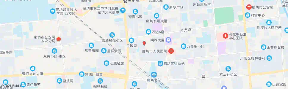 廊坊廊坊日报社_公交站地图_廊坊公交_妙搜公交查询2025