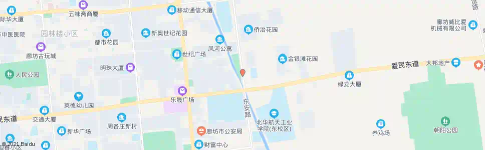 廊坊爱民道_公交站地图_廊坊公交_妙搜公交查询2025