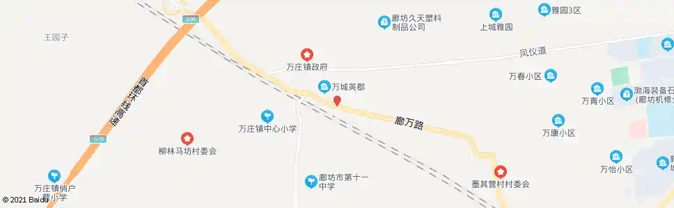 廊坊万庄派出所_公交站地图_廊坊公交_妙搜公交查询2025