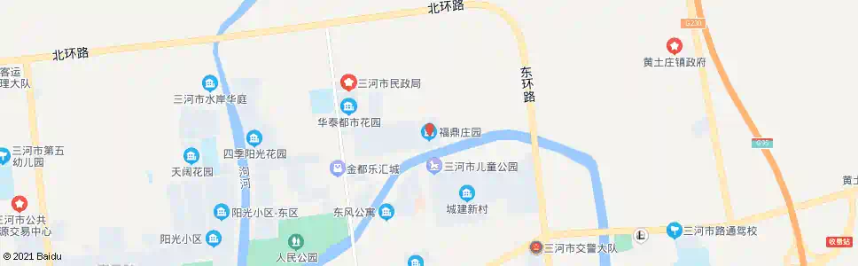 廊坊福鼎庄园_公交站地图_廊坊公交_妙搜公交查询2025