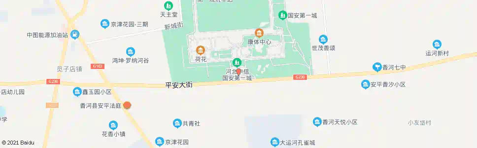 廊坊第一城(城前广场)_公交站地图_廊坊公交_妙搜公交查询2025