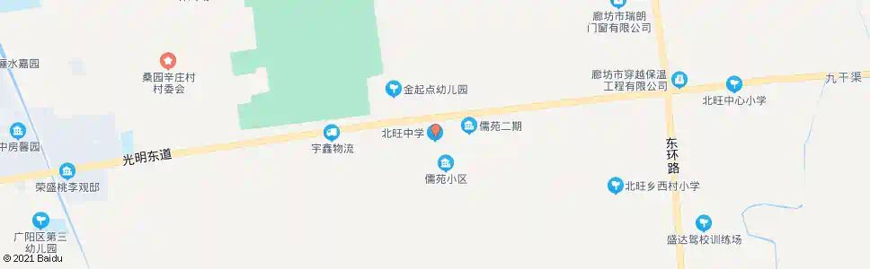 廊坊北旺中学_公交站地图_廊坊公交_妙搜公交查询2025
