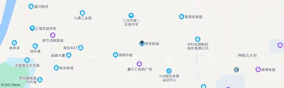 廊坊燕京航城小区北_公交站地图_廊坊公交_妙搜公交查询2025