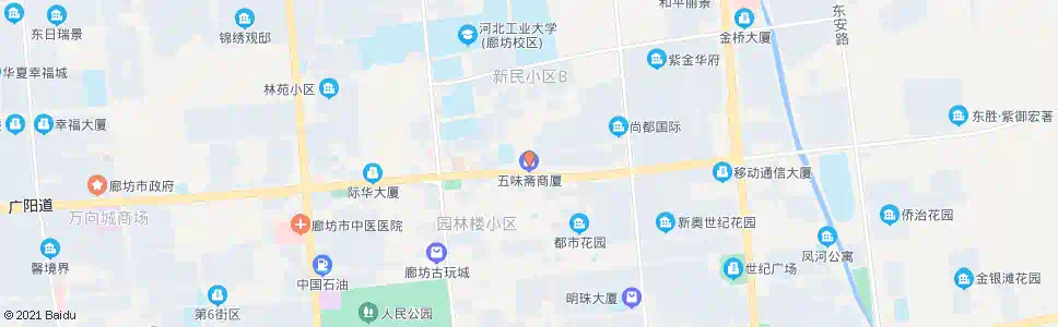 廊坊五味斋商厦_公交站地图_廊坊公交_妙搜公交查询2025