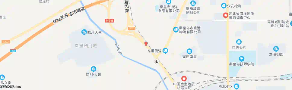 秦皇岛计新庄_公交站地图_秦皇岛公交_妙搜公交查询2025