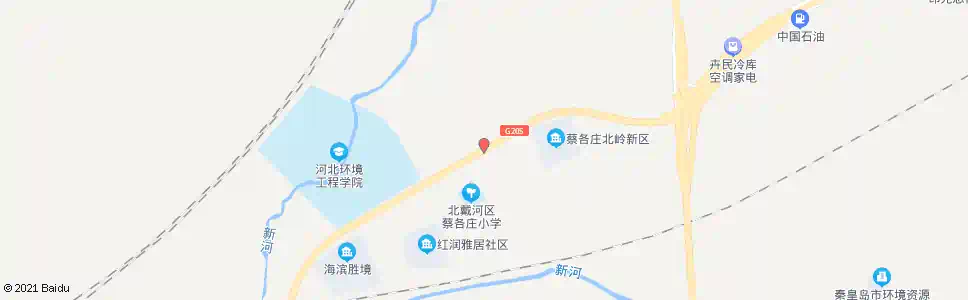 秦皇岛蔡各庄_公交站地图_秦皇岛公交_妙搜公交查询2025