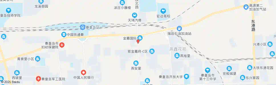 秦皇岛东王岭市场_公交站地图_秦皇岛公交_妙搜公交查询2025