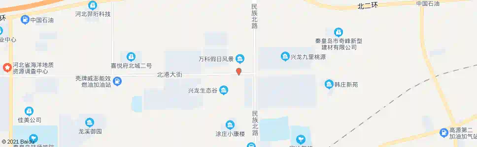 秦皇岛北港大街东段_公交站地图_秦皇岛公交_妙搜公交查询2025