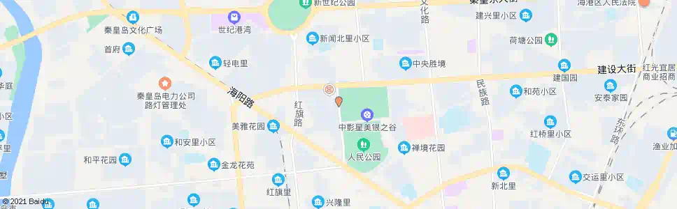 秦皇岛人民广场_公交站地图_秦皇岛公交_妙搜公交查询2025